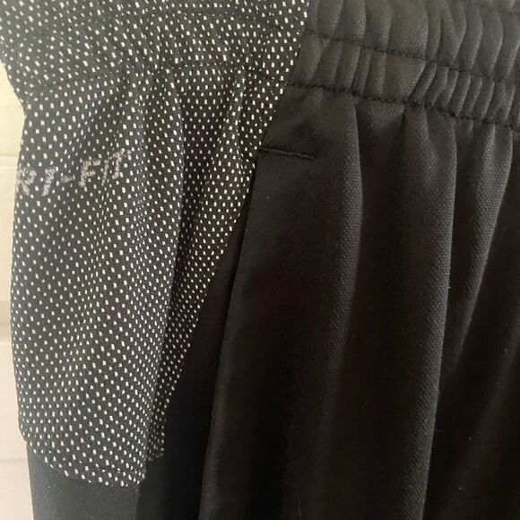 Nike Dri FitJordan Jumpman Basketball Jogger Pants Sz Large Zip Leg Mens Black - Picture 2 of 9